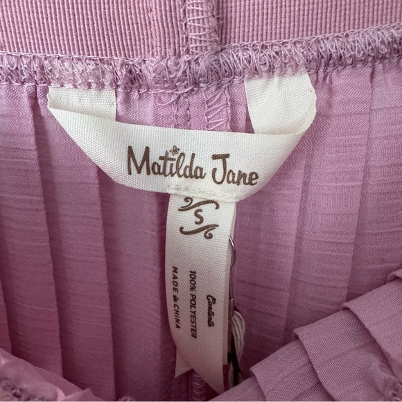 NWT Matilda Jane Heart to Heart Curtain Call Barbie pink pleated pant Size Small - Picture 3 of 9
